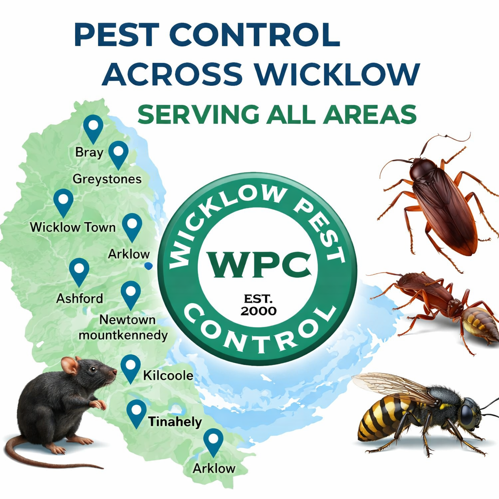 Contact Wicklow Pest Control today to schedule an inspection or treatment. No matter where you are in Wicklow, we’re ready to help.