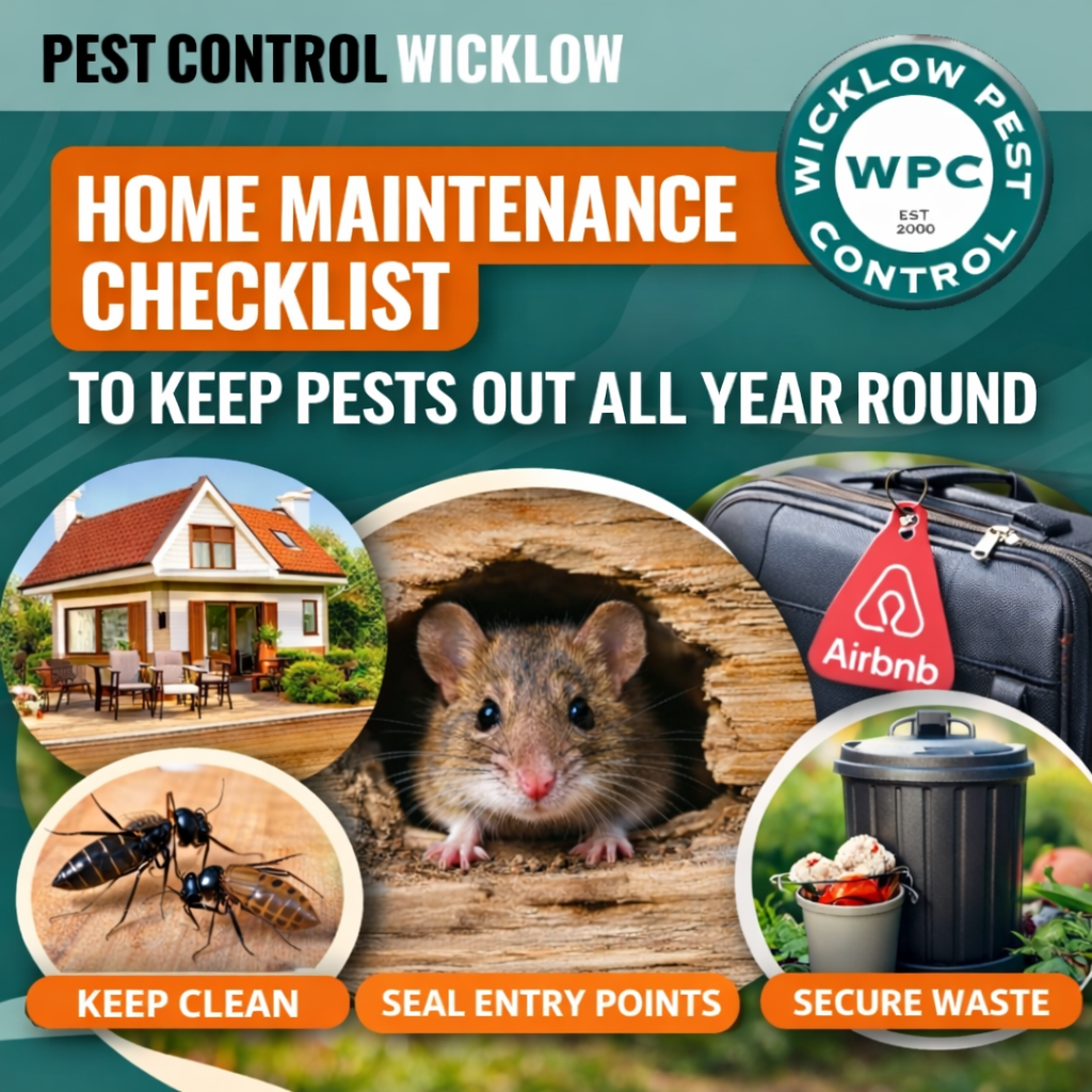 Home Maintenance Checklist to Keep Pests Out All Year Round